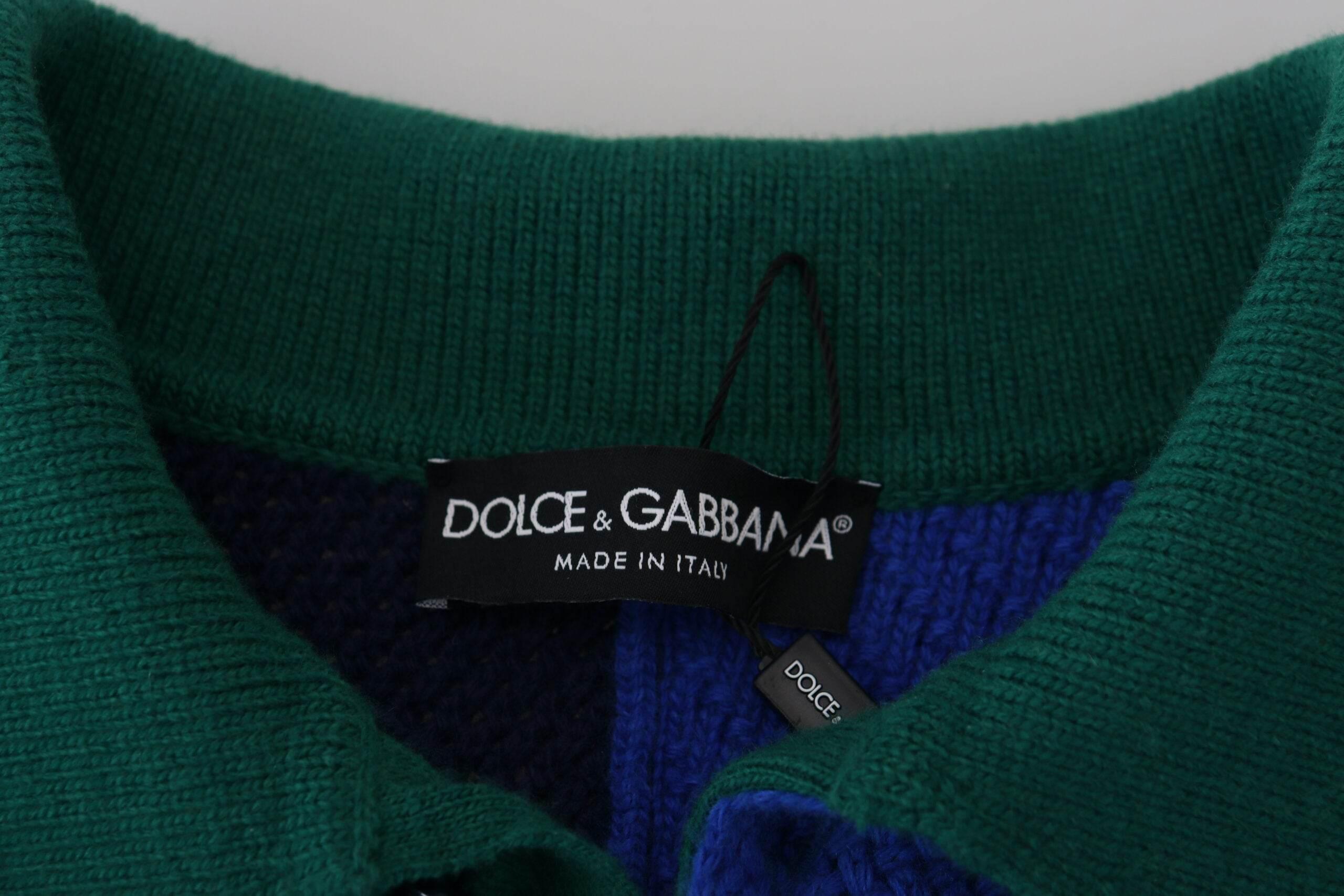 Dolce & Gabbana Pullover Sweater in Multicolor Stripes - Hilstor