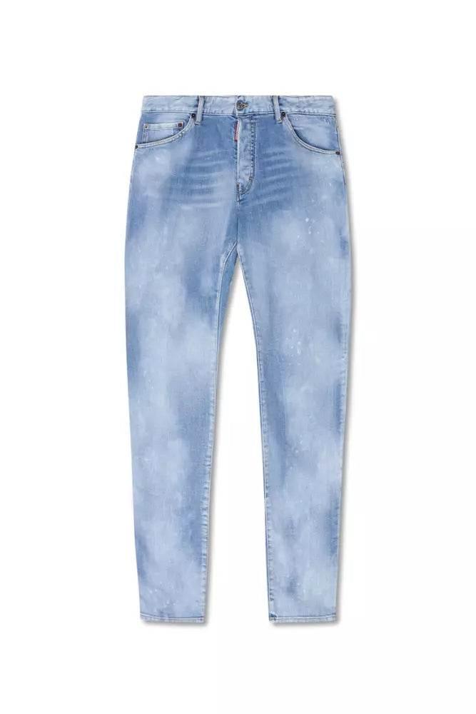 Dsquared² Blue Cotton Men Jeans - Hilstor