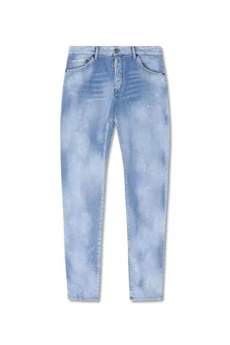 Dsquared² Blue Cotton Men Jeans - Hilstor