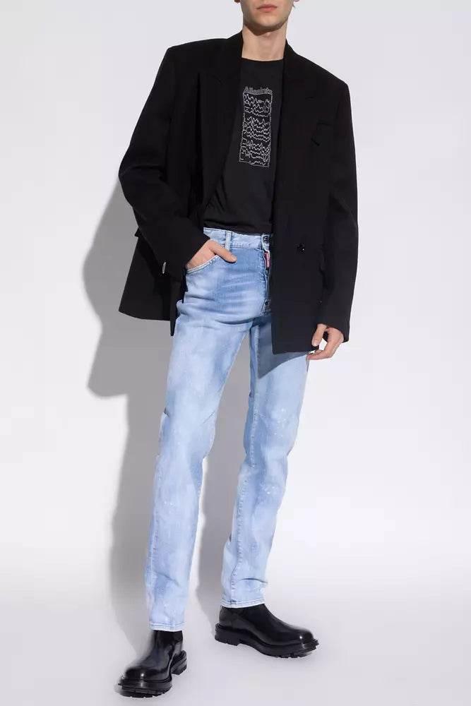 Dsquared² Blue Cotton Men Jeans - Hilstor