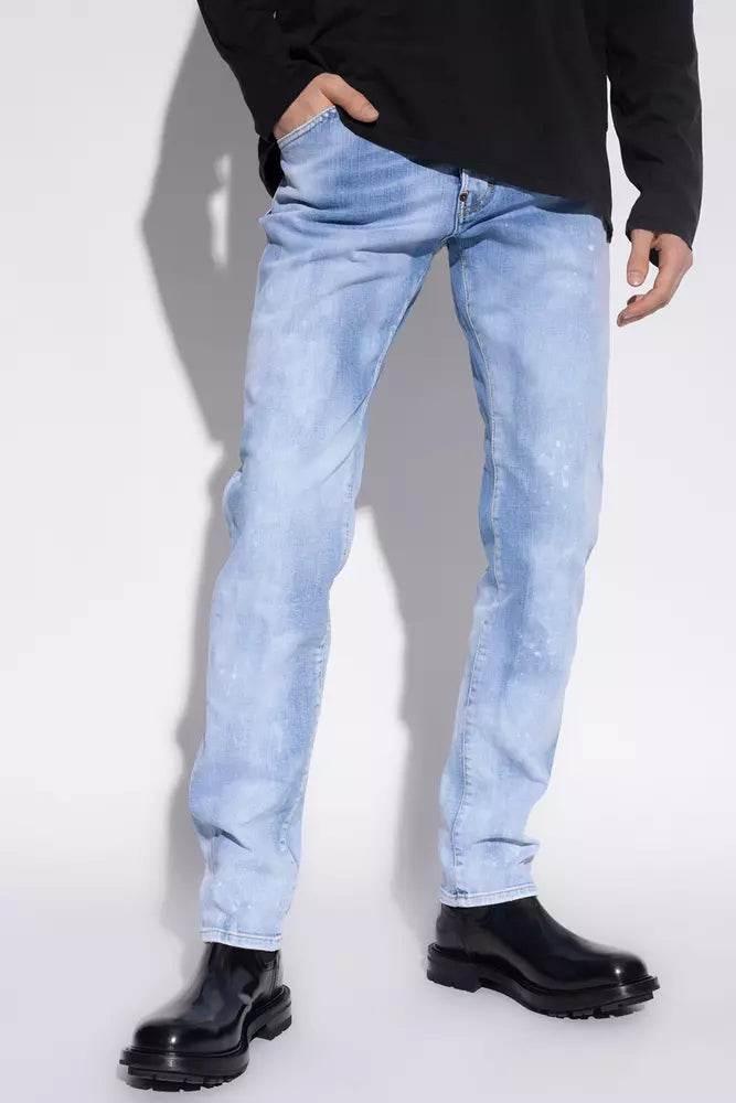 Dsquared² Blue Cotton Men Jeans - Hilstor