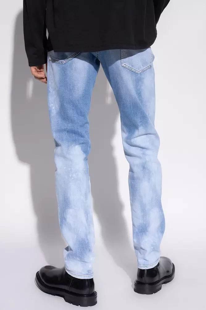 Dsquared² Blue Cotton Men Jeans - Hilstor