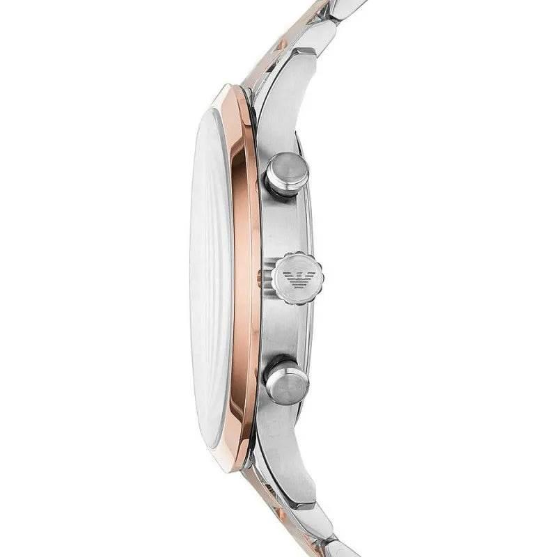 Emporio Armani Elegant Two-Tone Timepiece for Men - Hilstor