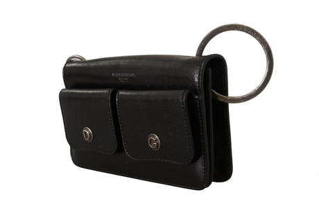 Dolce & Gabbana Elegant Mini Leather Wallet in Timeless Black - Hilstor
