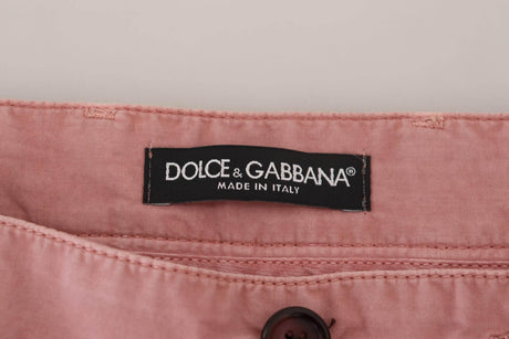 Dolce & Gabbana Exquisite Pink Chino Shorts for Men - Hilstor