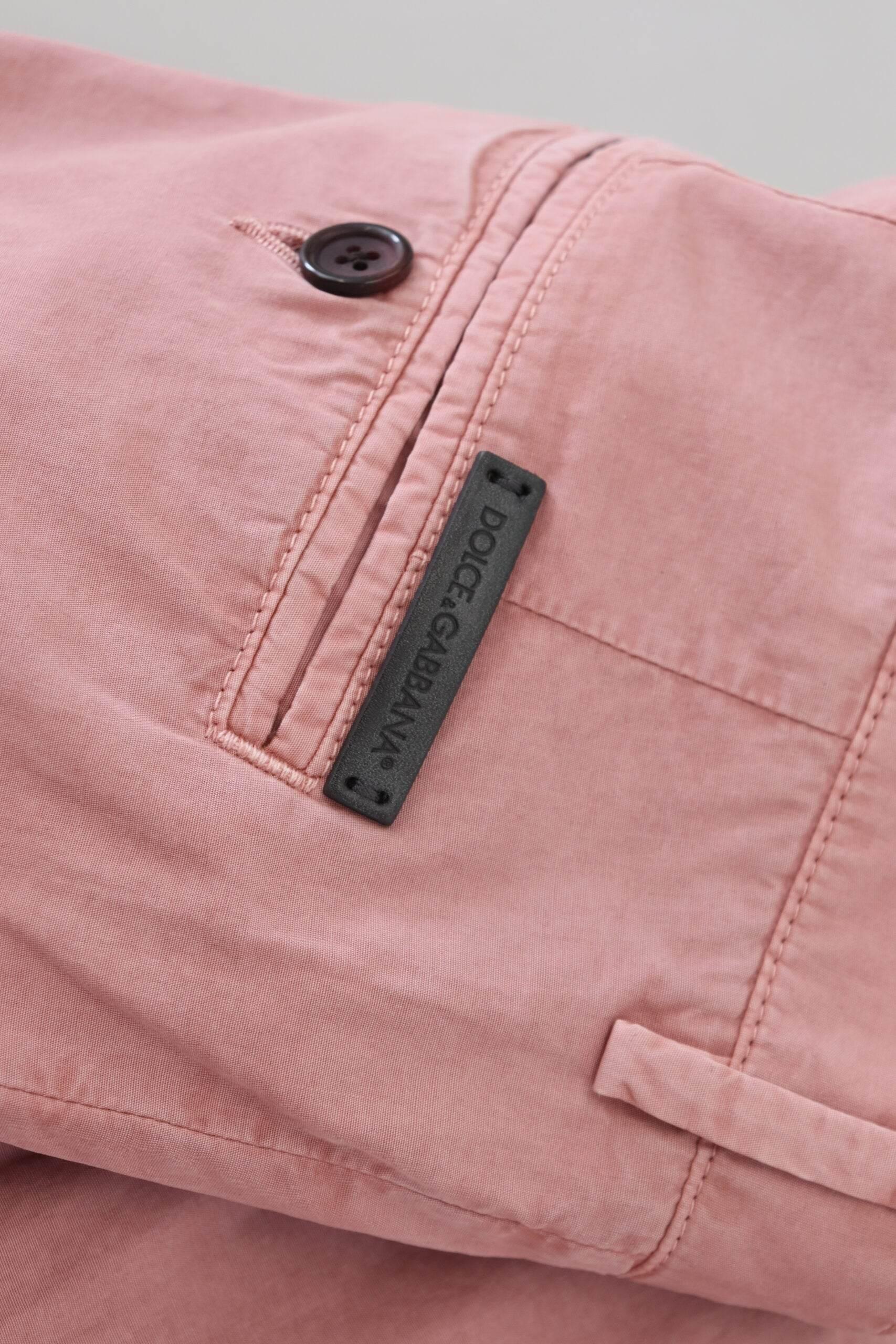 Dolce & Gabbana Exquisite Pink Chino Shorts for Men - Hilstor
