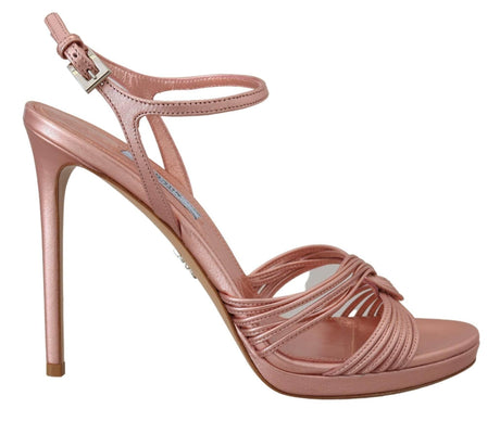 Prada Elegant Pink Stiletto Heel Sandals - Hilstor