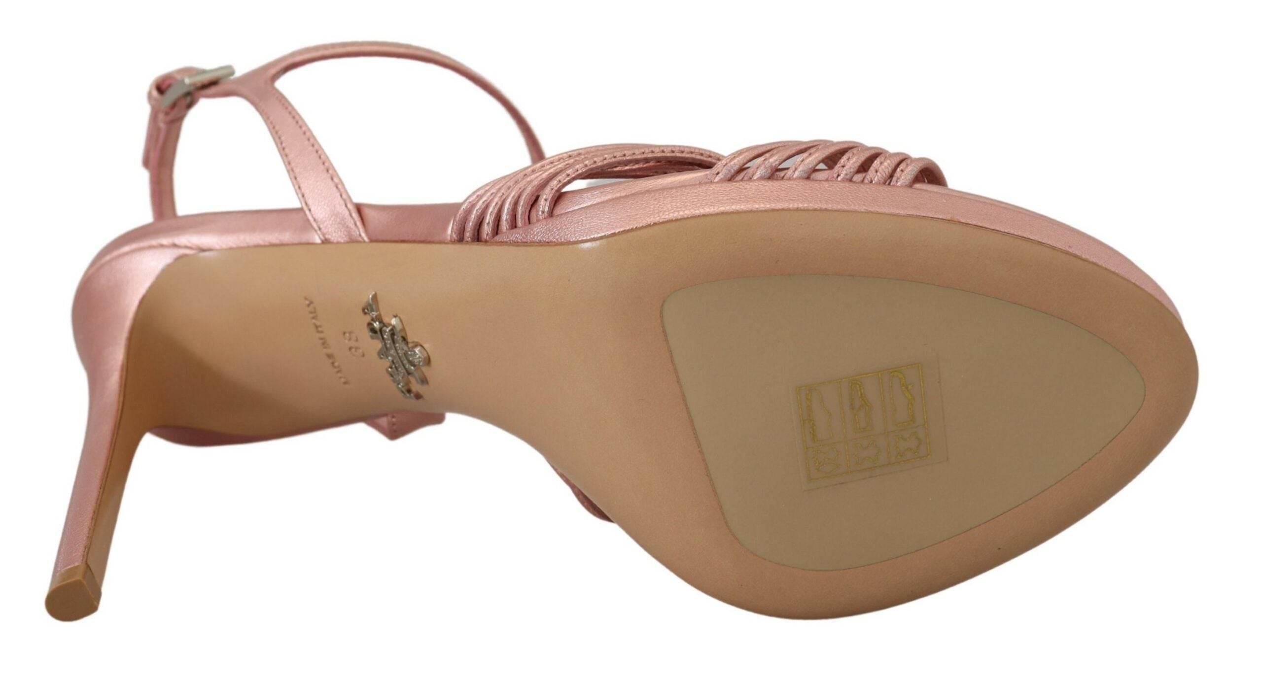 Prada Elegant Pink Stiletto Heel Sandals - Hilstor