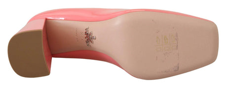 Prada Elegant Square Toe Pink Heels - Hilstor
