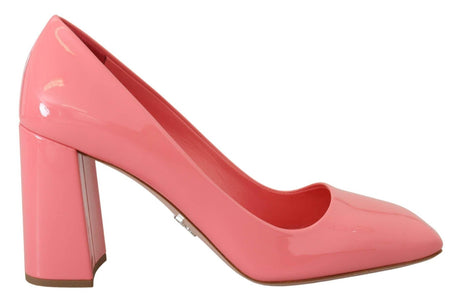 Prada Elegant Square Toe Pink Heels - Hilstor