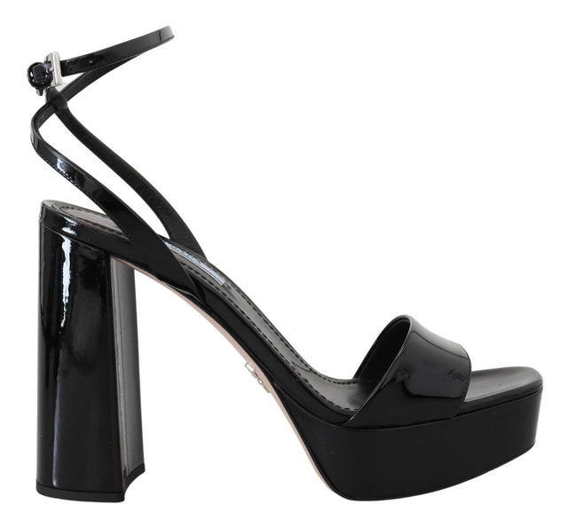 Prada Elevate Your Elegance with Glossy Black Heels - Hilstor