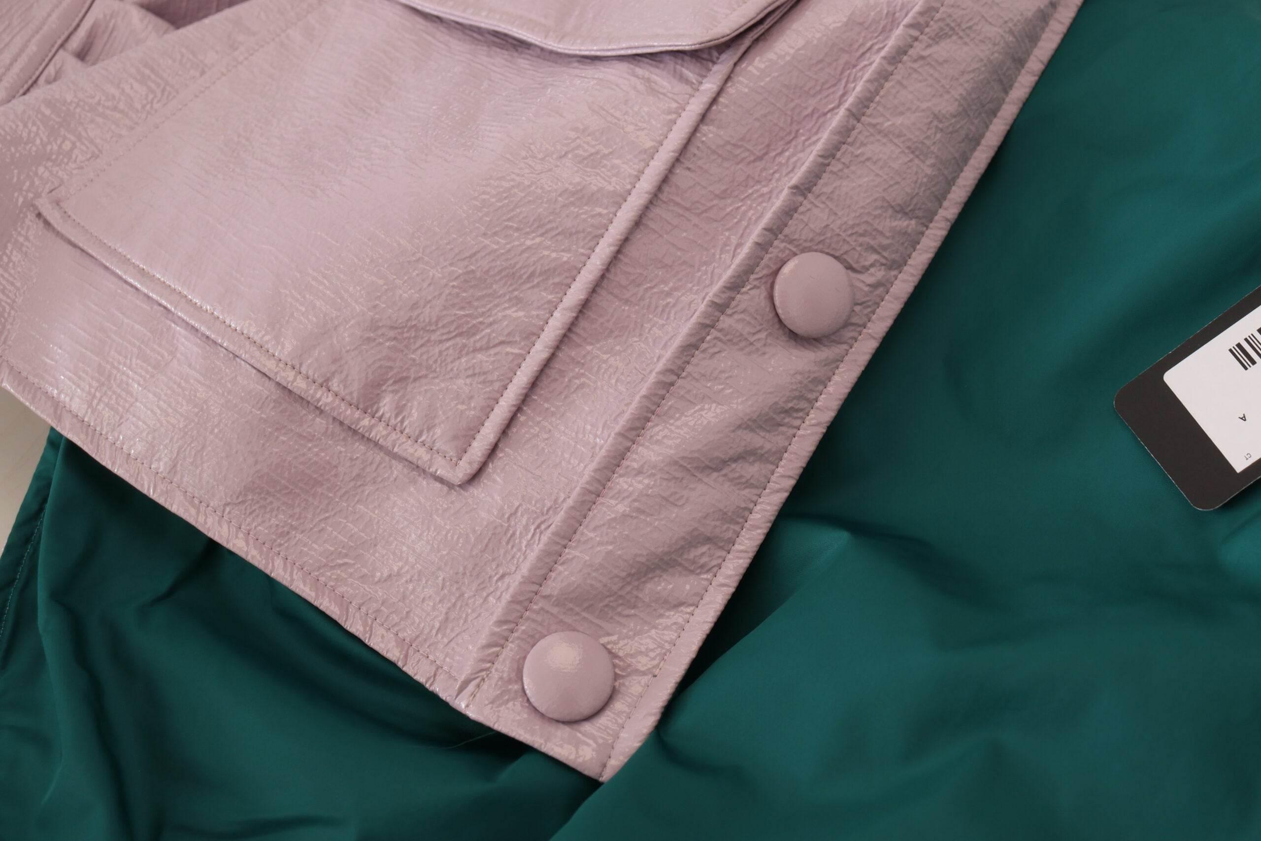 Dolce & Gabbana Chic Purple Cropped Jacket - A Style Statement - Hilstor