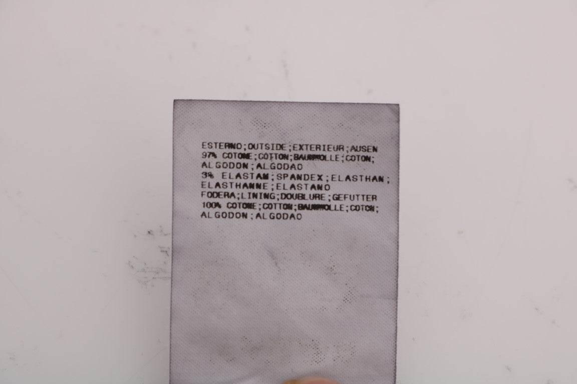 GF Ferre Gray Cotton Stretch Chinos Pants - Hilstor