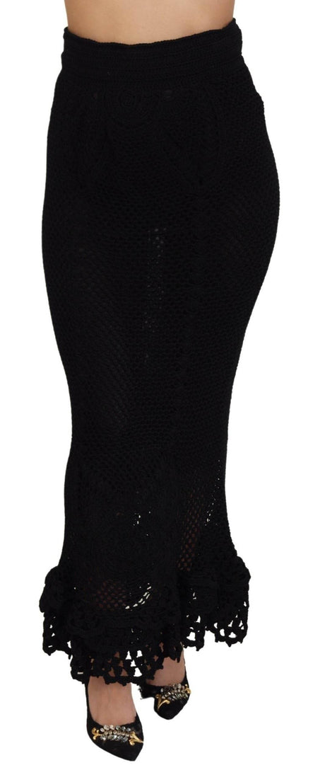 Dolce & Gabbana Elegant High Waist Mermaid Maxi Skirt - Hilstor