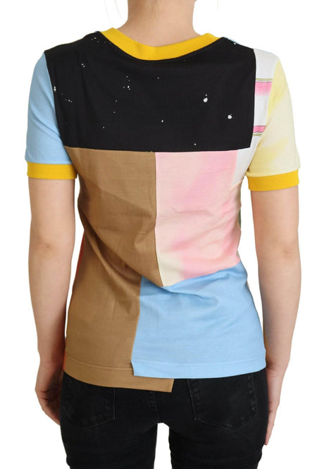 Dolce & Gabbana Multicolor Cotton DG Love Patchwork - Hilstor