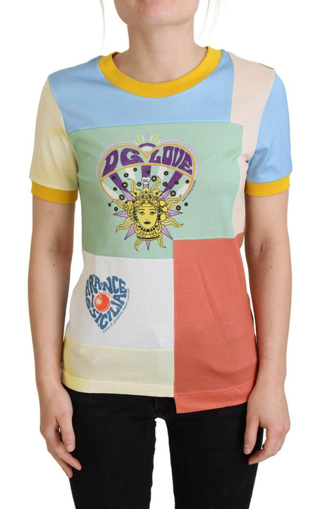 Dolce & Gabbana Multicolor Cotton DG Love Patchwork - Hilstor