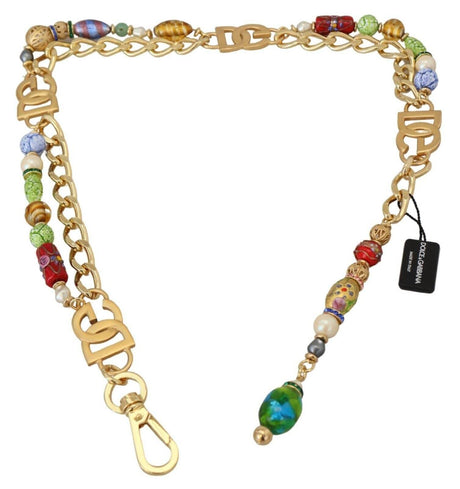 Dolce & Gabbana Elegant Gold Tone Chain Belt - Hilstor