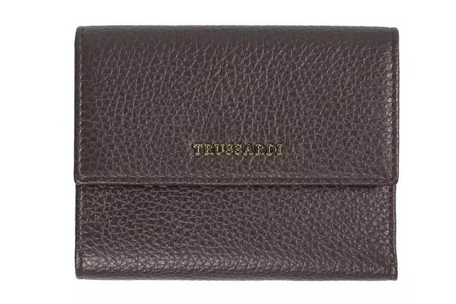 Trussardi Brown Leather Women Wallet - Hilstor