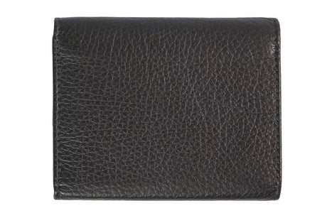 Trussardi Black Leather Women Wallet - Hilstor