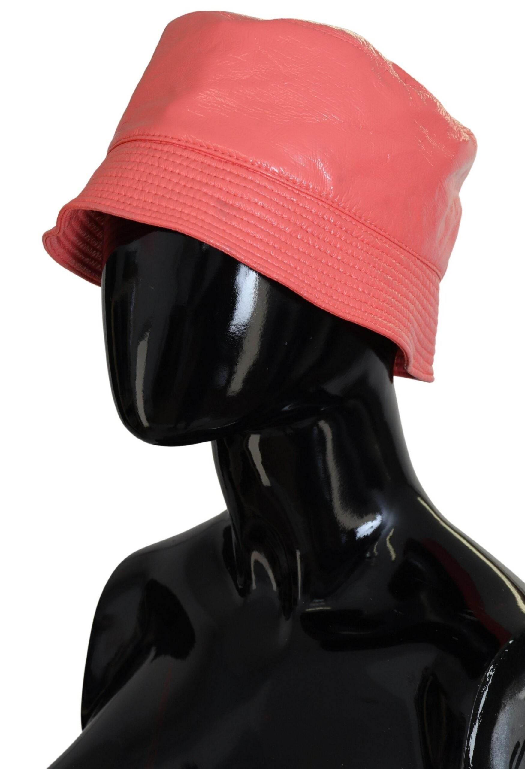 Dolce & Gabbana Elegant Peach Bucket Hat - Summer Chic Essential - Hilstor