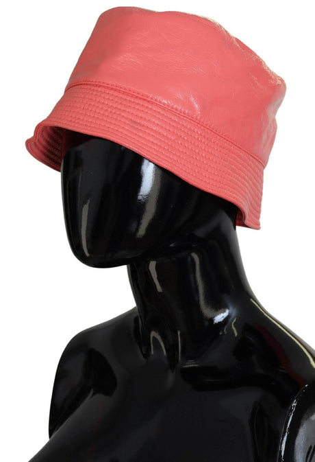 Dolce & Gabbana Elegant Peach Bucket Hat - Summer Chic Essential - Hilstor