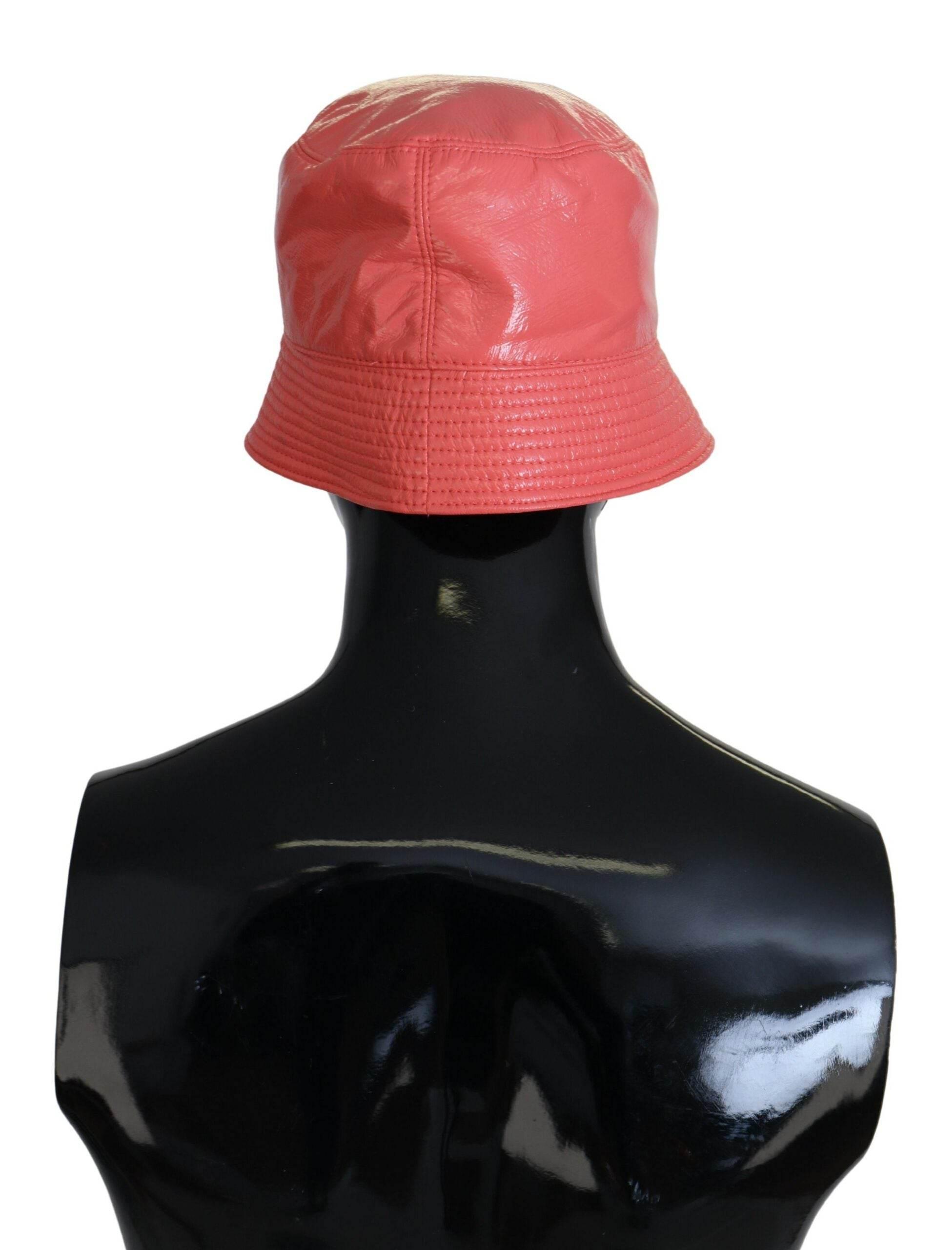 Dolce & Gabbana Elegant Peach Bucket Hat - Summer Chic Essential - Hilstor