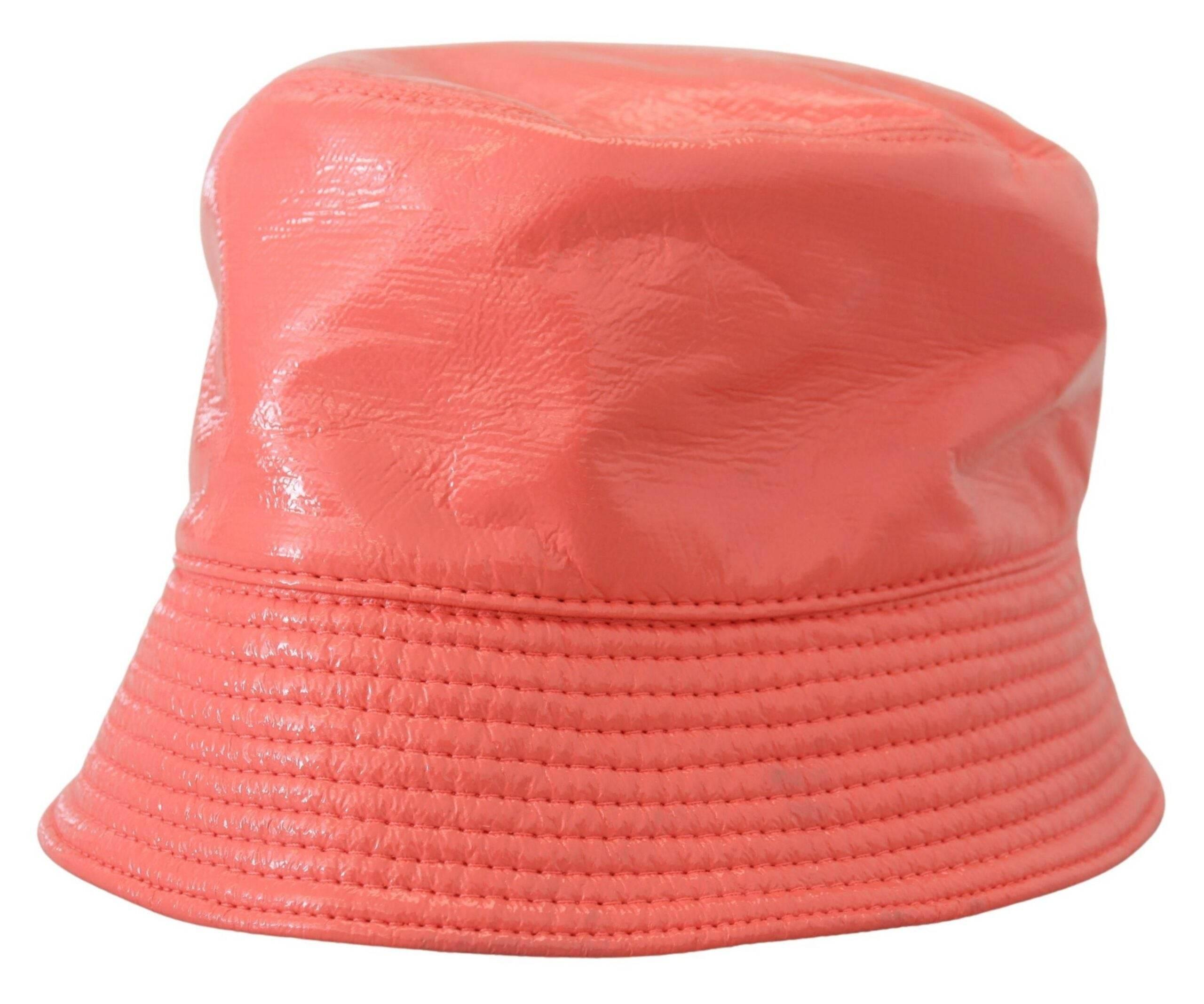 Dolce & Gabbana Elegant Peach Bucket Hat - Summer Chic Essential - Hilstor