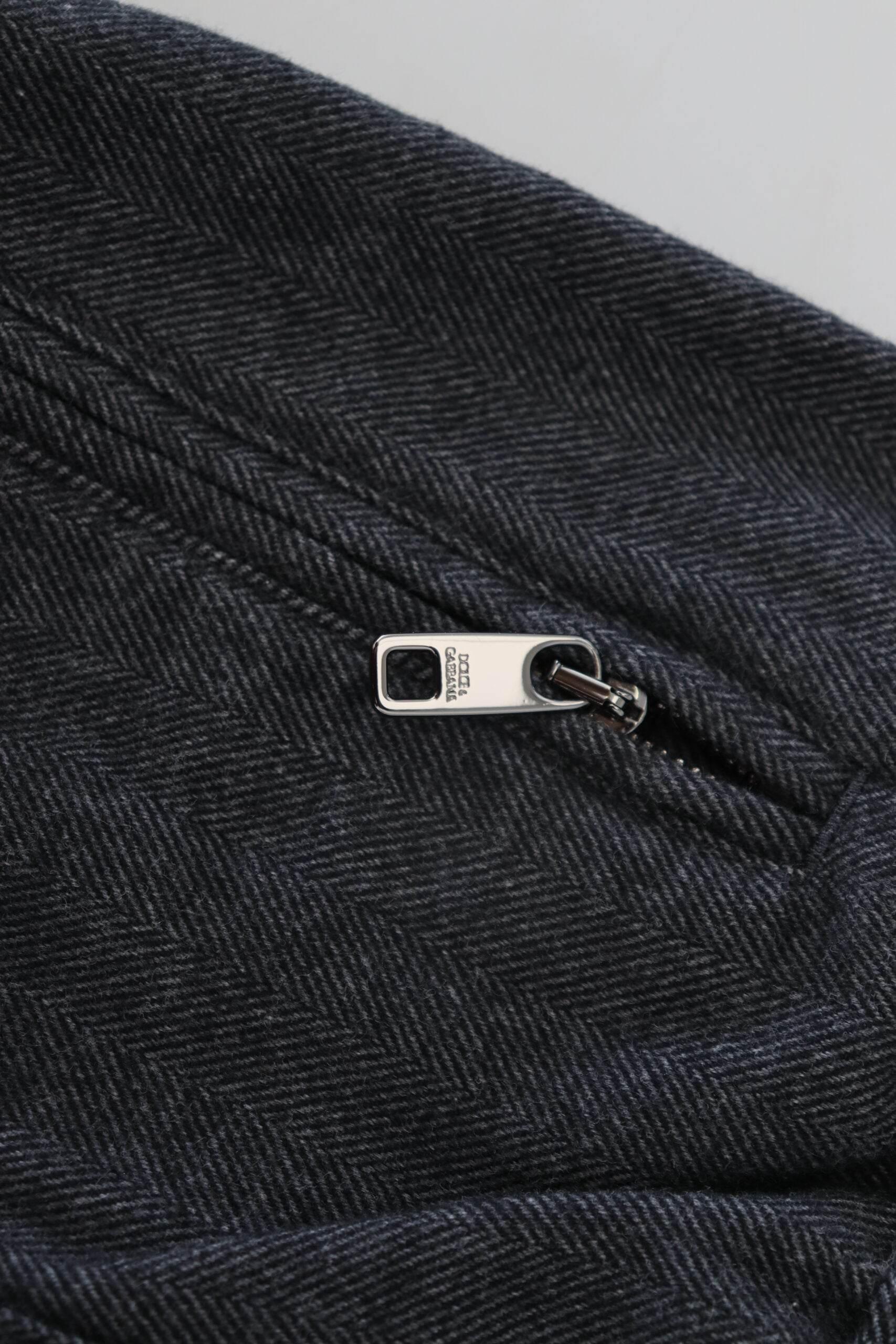 Dolce & Gabbana Gray Cotton Jogger Men Pants - Hilstor