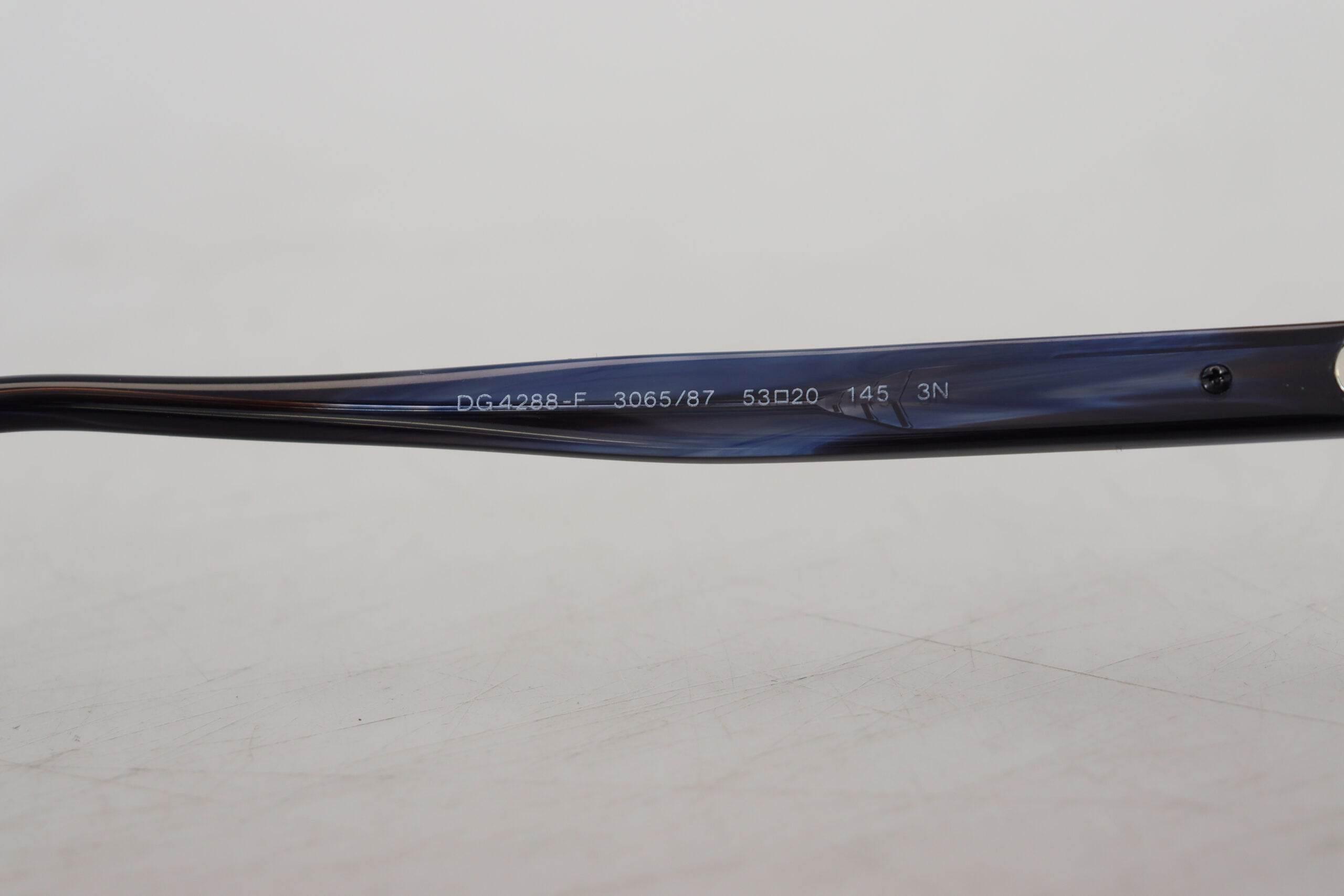 Dolce & Gabbana Blue DG4288 Acetate Full Rim Frame Sunglasses - Hilstor