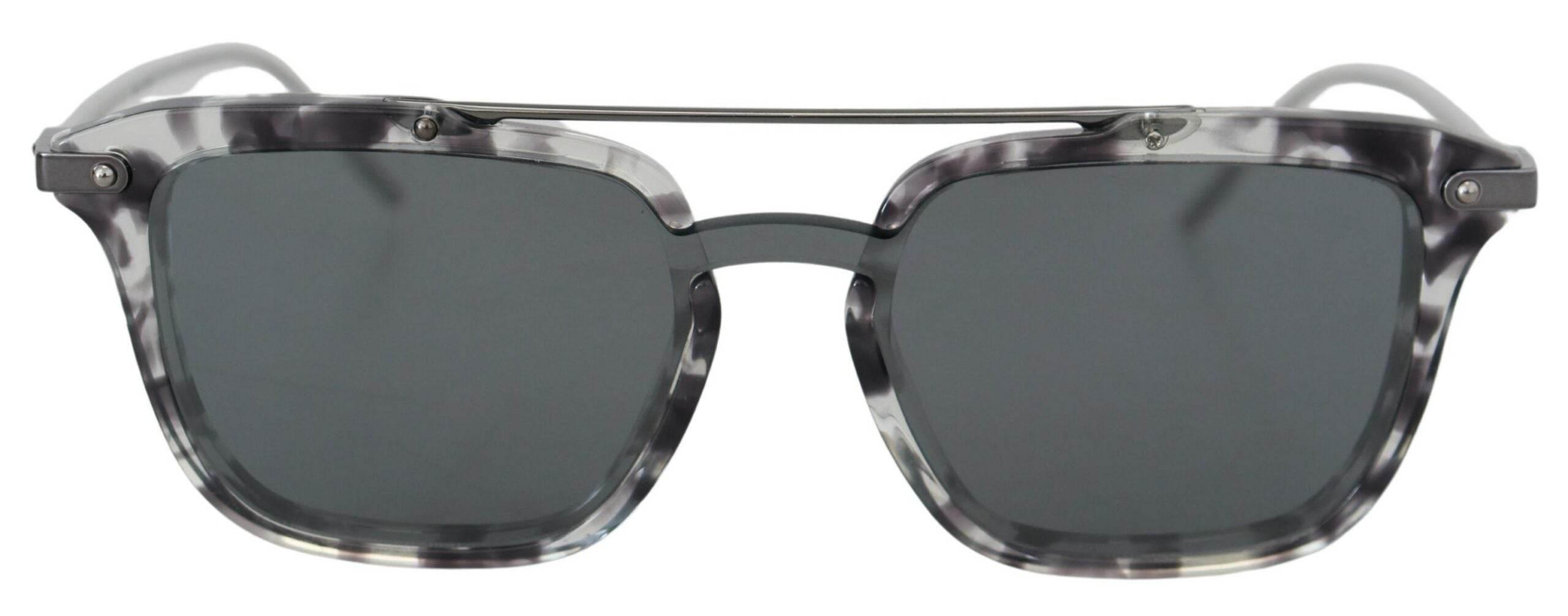 Dolce & Gabbana Gray DG4327-B Gray Frame Metal Gray Lenses Sunglasses - Hilstor