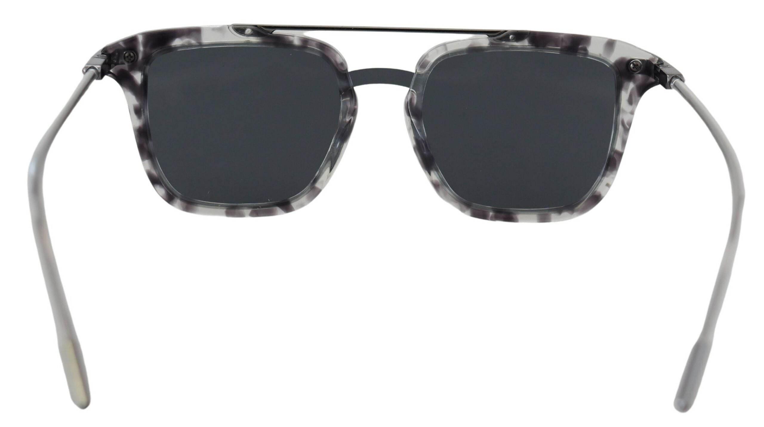 Dolce & Gabbana Gray DG4327-B Gray Frame Metal Gray Lenses Sunglasses - Hilstor