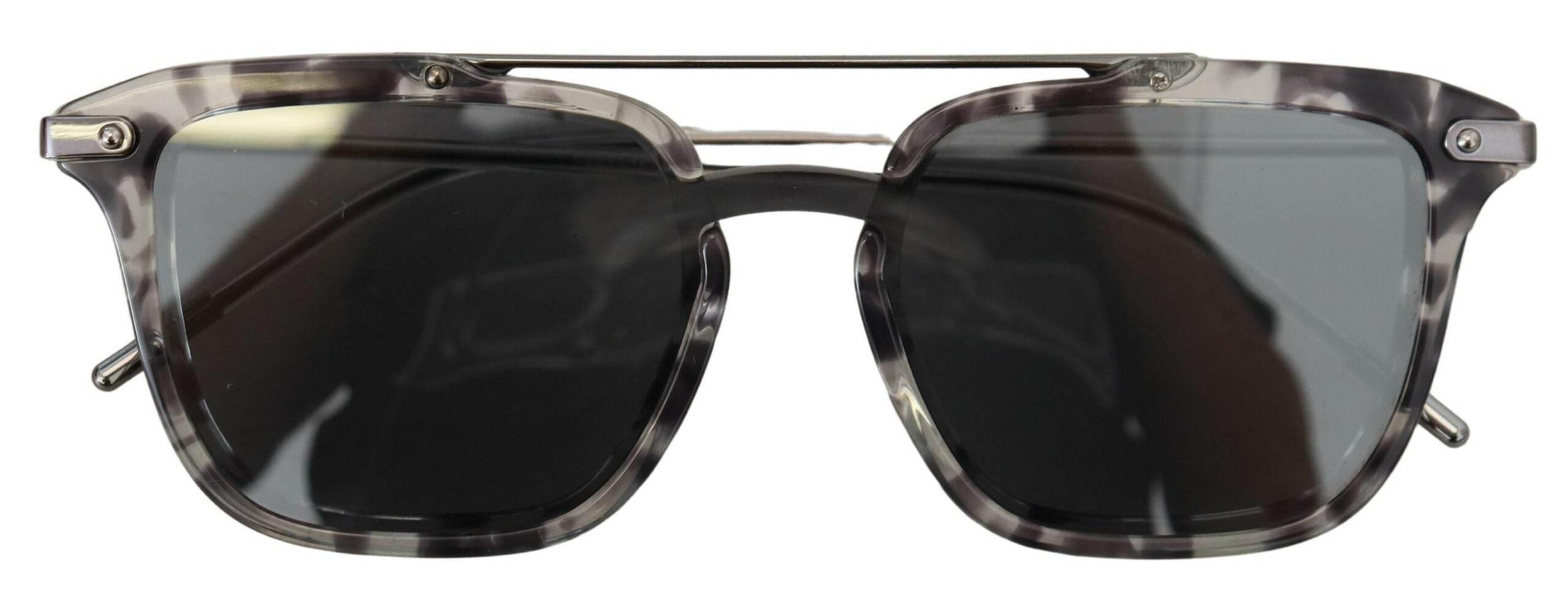 Dolce & Gabbana Gray DG4327-B Gray Frame Metal Gray Lenses Sunglasses - Hilstor