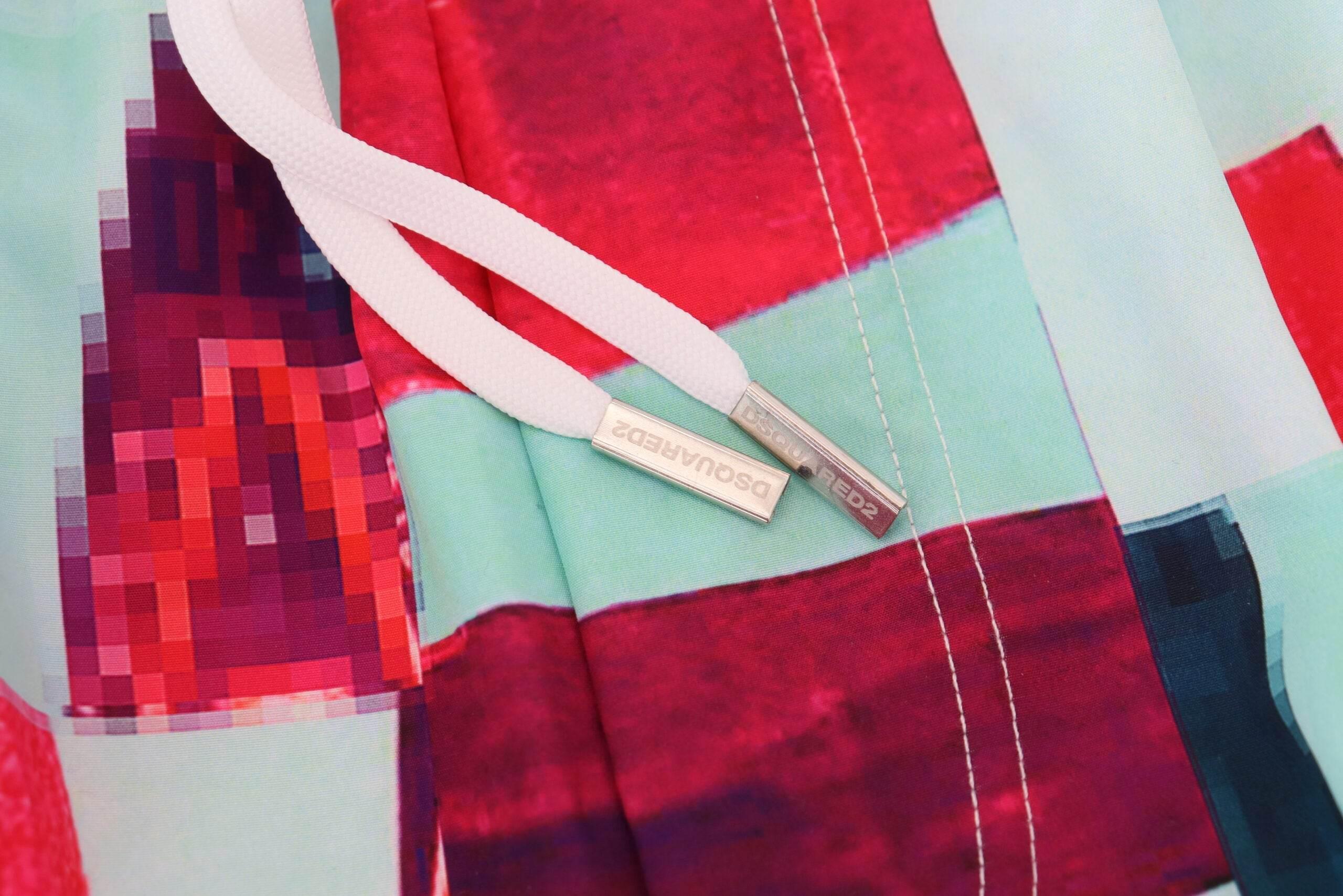 Dsquared² Multicolor Printed Beachwear Shorts Swimwear - Hilstor