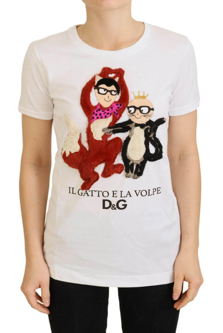 Dolce & Gabbana Iconic Prints Designer Cotton Tee - Hilstor