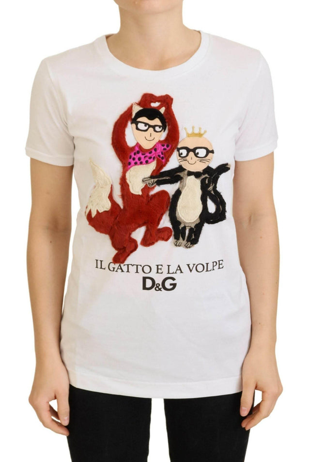 Dolce & Gabbana Iconic Prints Designer Cotton Tee - Hilstor