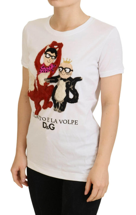 Dolce & Gabbana Iconic Prints Designer Cotton Tee - Hilstor