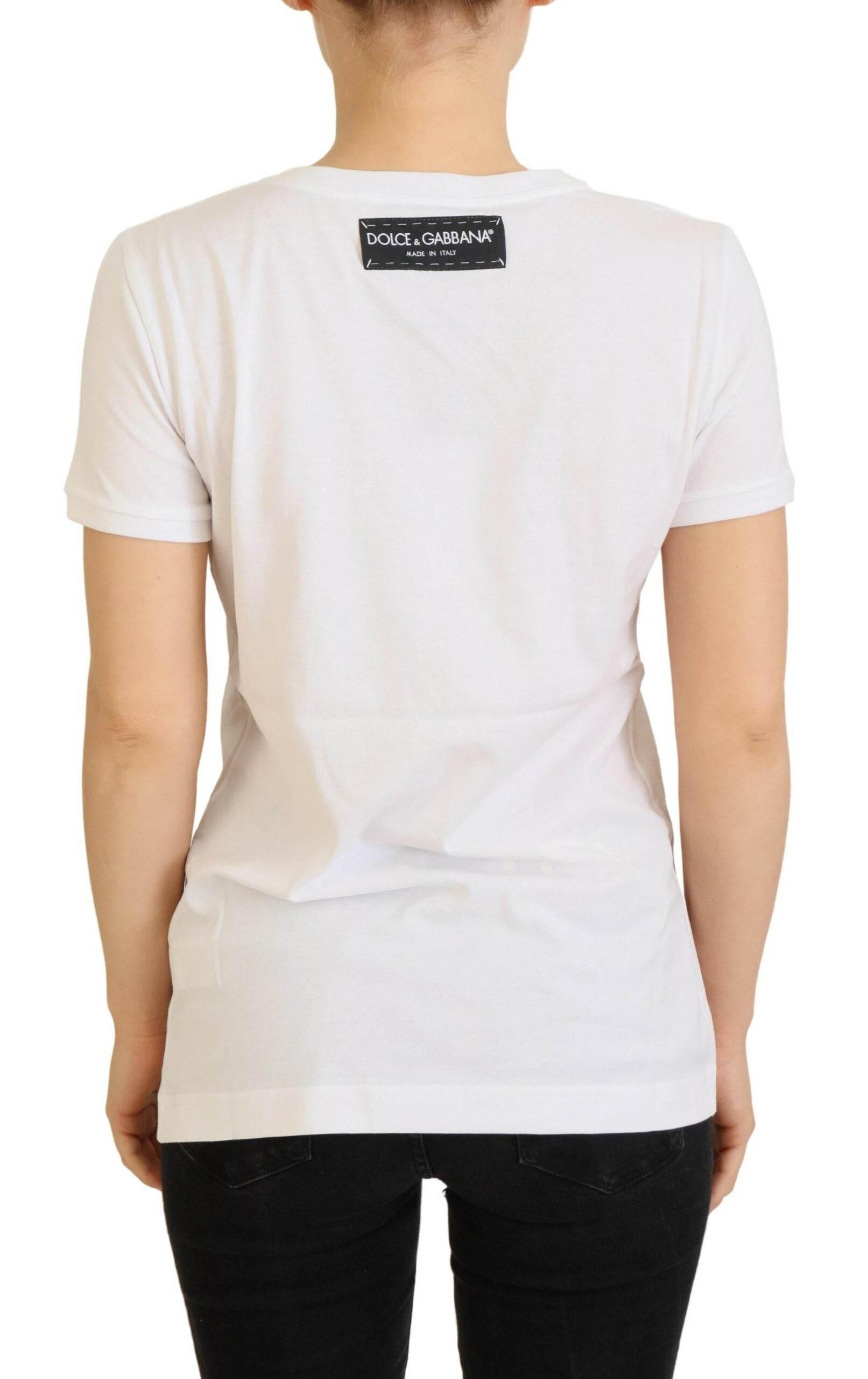 Dolce & Gabbana Iconic Prints Designer Cotton Tee - Hilstor