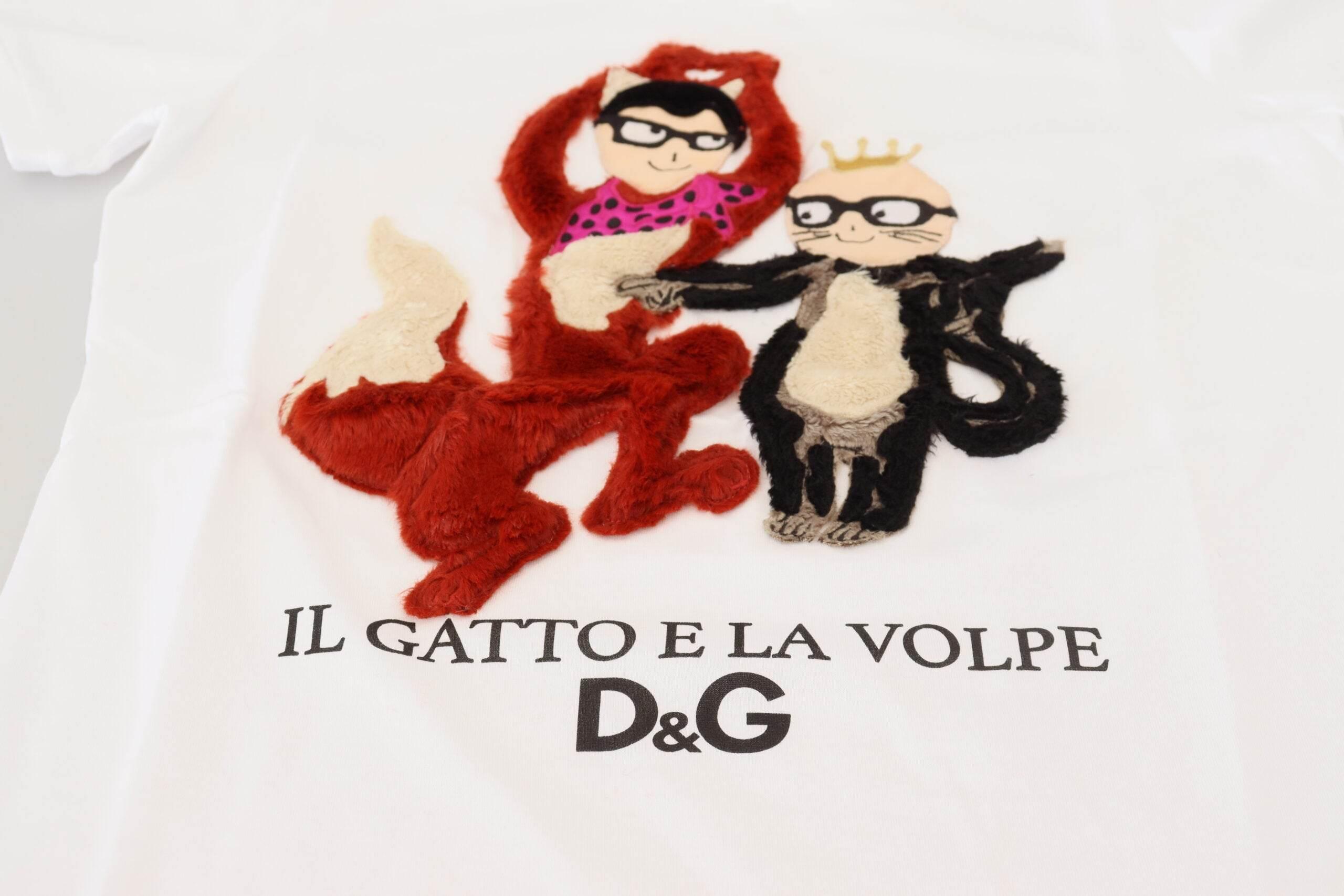 Dolce & Gabbana Iconic Prints Designer Cotton Tee - Hilstor