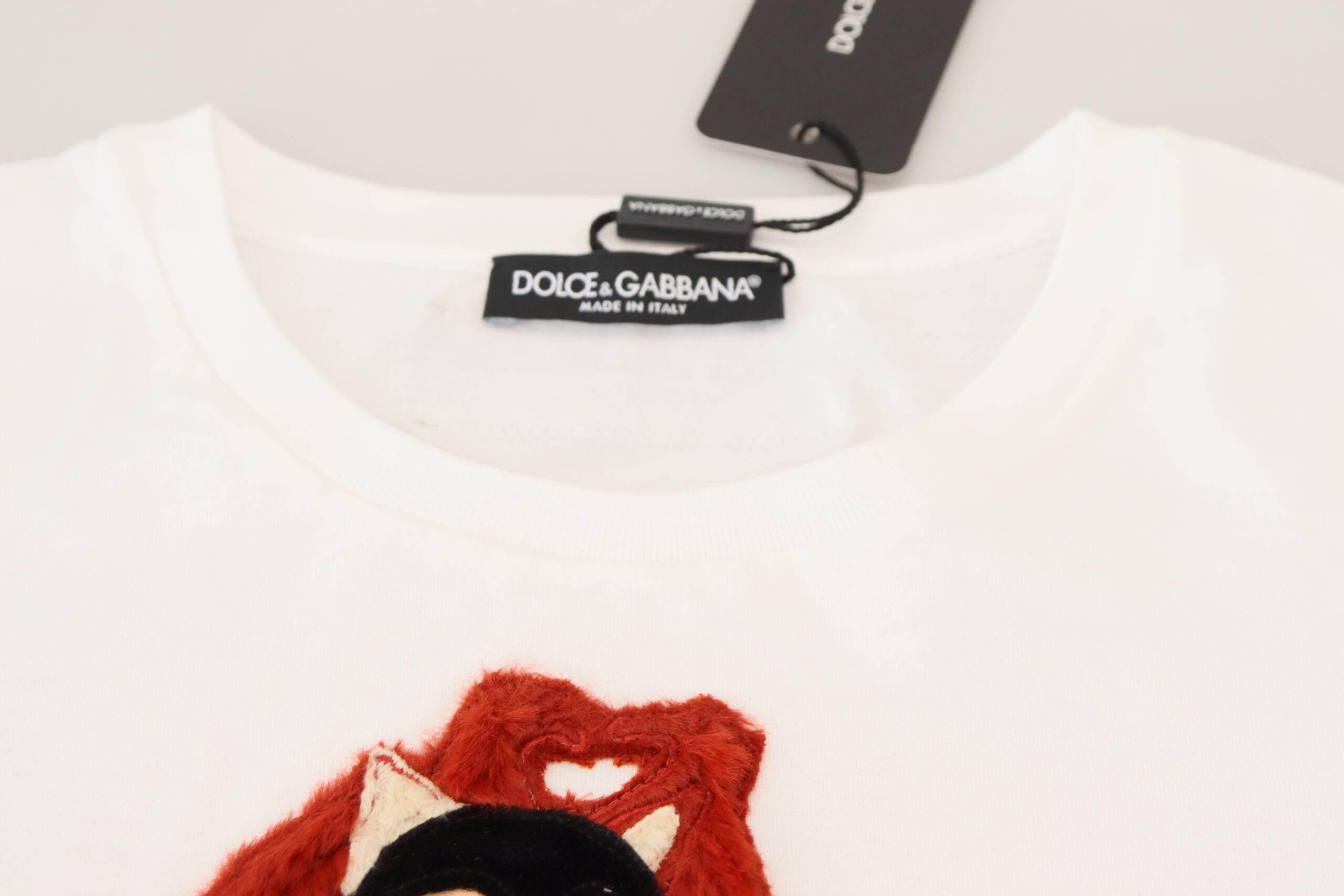 Dolce & Gabbana Iconic Prints Designer Cotton Tee - Hilstor