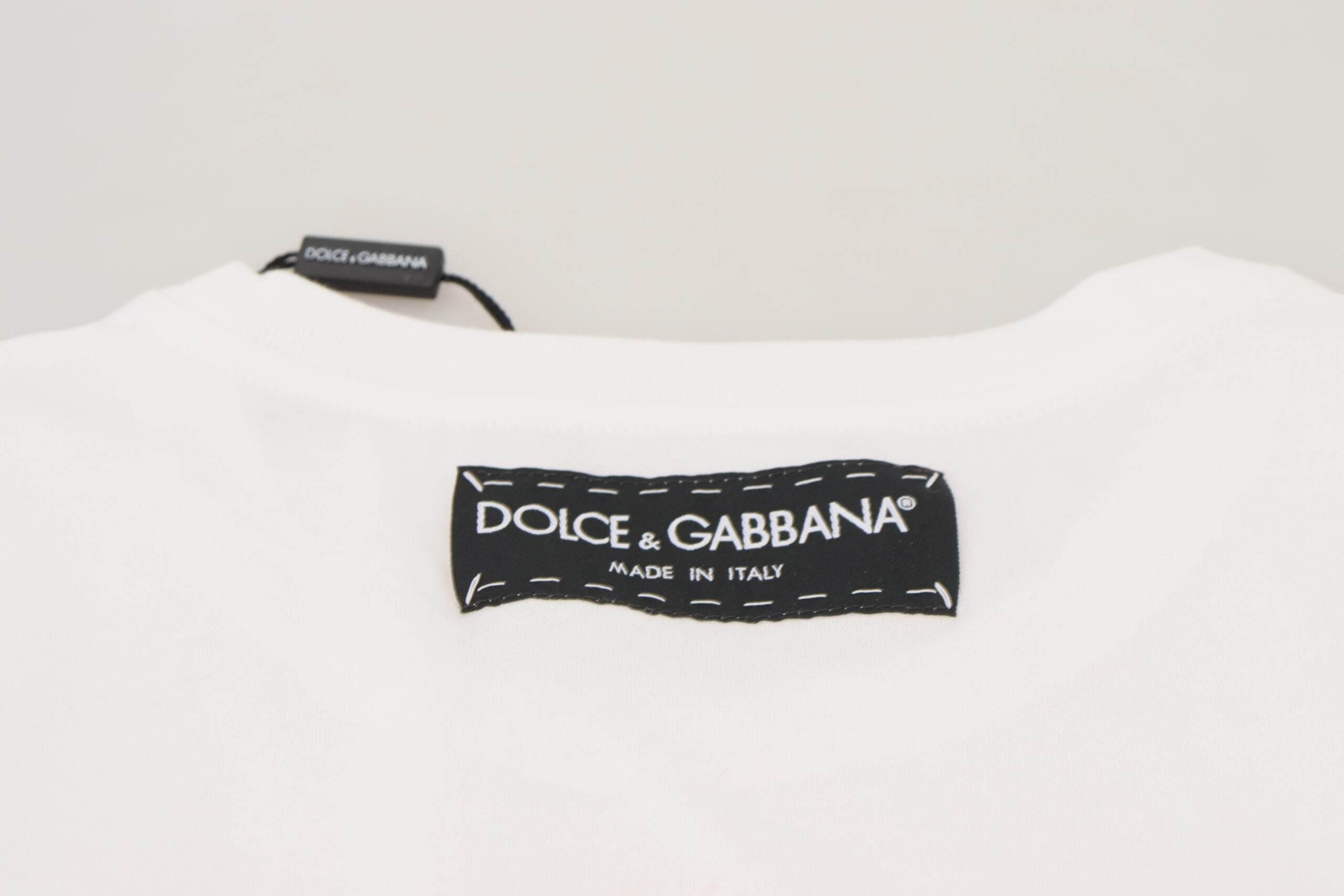 Dolce & Gabbana Iconic Prints Designer Cotton Tee - Hilstor