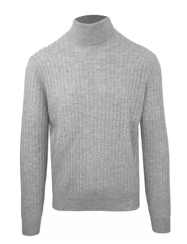 Malo Elegant Wool Cashmere Turtleneck Sweater - Hilstor