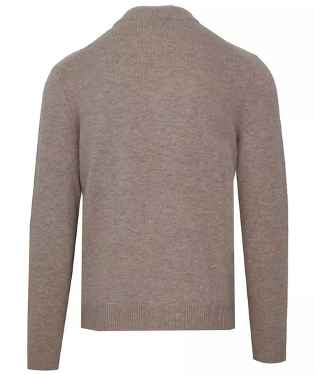 Malo Beige Wool Men Sweater - Hilstor