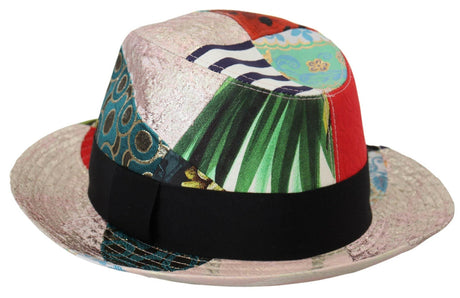 Dolce & Gabbana Eclectic Chic Multicolor Fedora Cap - Hilstor