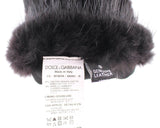 Dolce & Gabbana Elegant Elbow-Length Beaver Fur Gloves - Hilstor