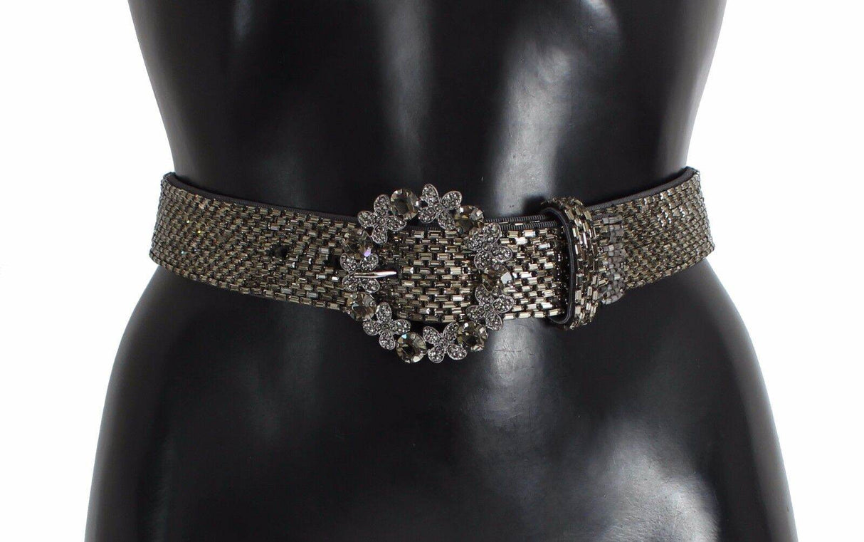 Dolce & Gabbana Swarovski Crystal Sequined Waist Belt - Hilstor