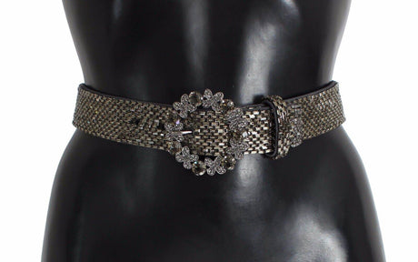 Dolce & Gabbana Swarovski Crystal Sequined Waist Belt - Hilstor