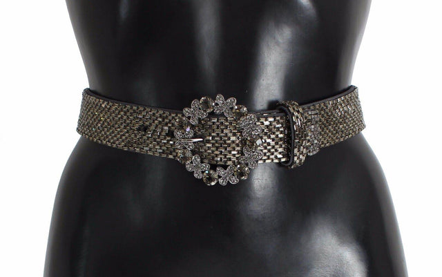 Dolce & Gabbana Swarovski Crystal Sequined Waist Belt - Hilstor