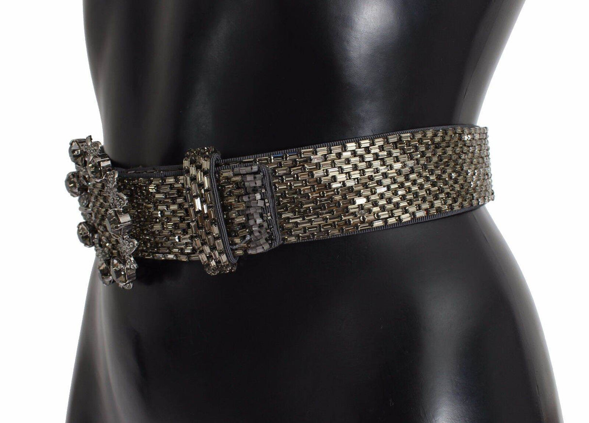 Dolce & Gabbana Swarovski Crystal Sequined Waist Belt - Hilstor