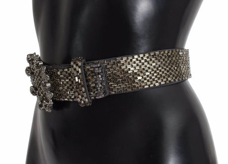 Dolce & Gabbana Swarovski Crystal Sequined Waist Belt - Hilstor