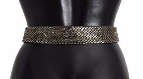 Dolce & Gabbana Swarovski Crystal Sequined Waist Belt - Hilstor